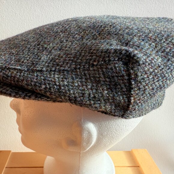 Harris Tweed Traditional Vintage Flat Cap - Picture 6 of 10